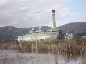 La central tèrmica d'Es Murterar és la infraestructura més contaminant. Cándido García.